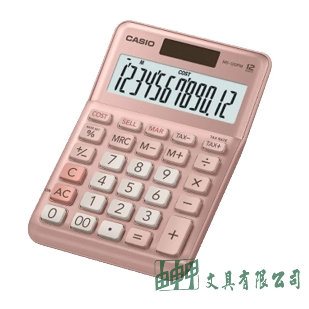 CASIO MS-120FM/12位數迷你桌上型商用計算機