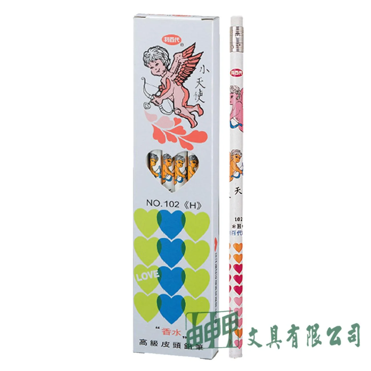 LIBERTY利百代 102H 小天使H圓桿香水皮頭鉛筆