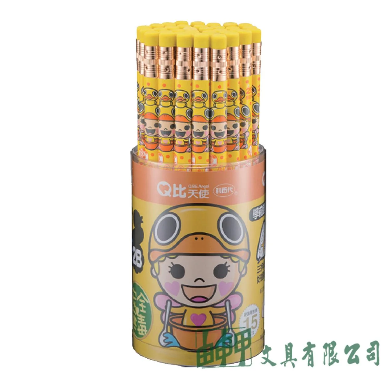LIBERTY利百代 CB-207-36 Q比天使2B學前皮頭鉛筆/36支入 