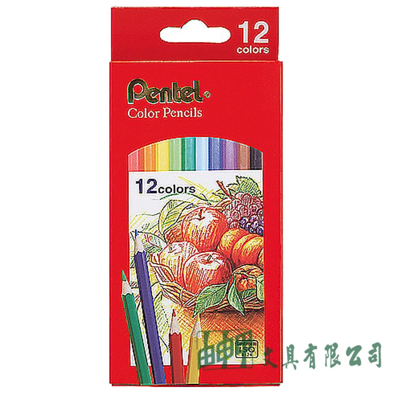 Pentel CB8-12TH 彩色鉛筆/12色裝