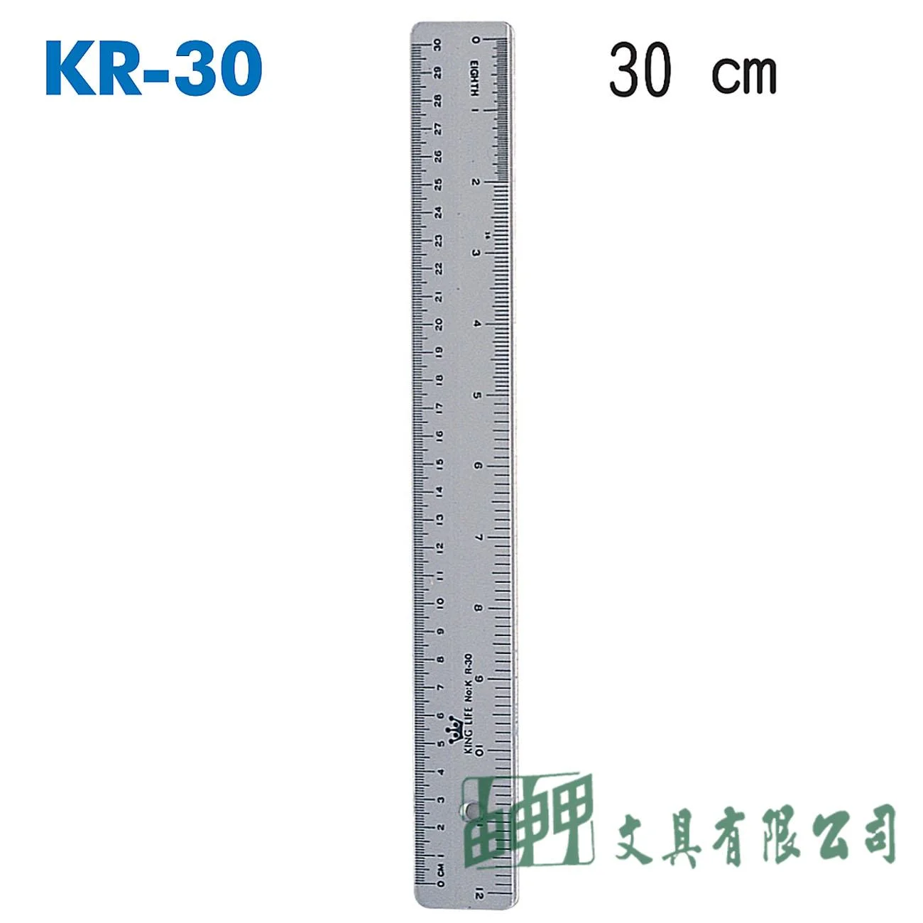 徠福 KR-30 塑膠直尺-30CM