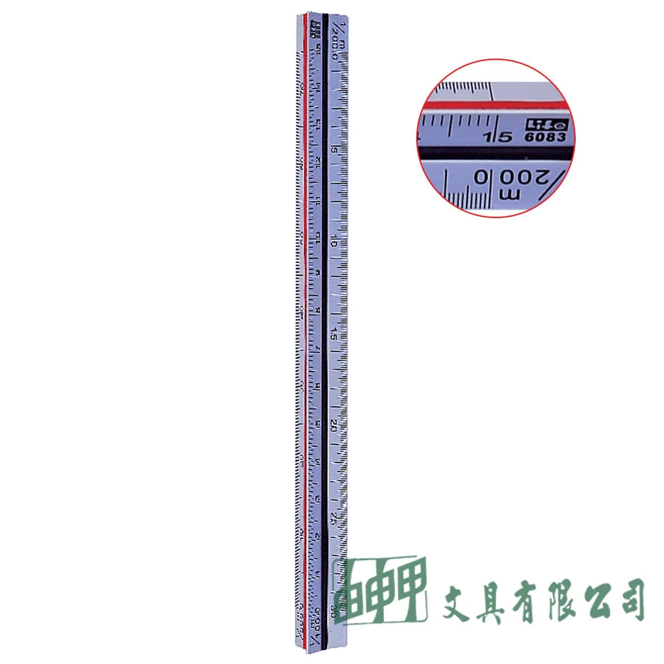 徠福 NO.6083 鋁合金比例尺-15CM