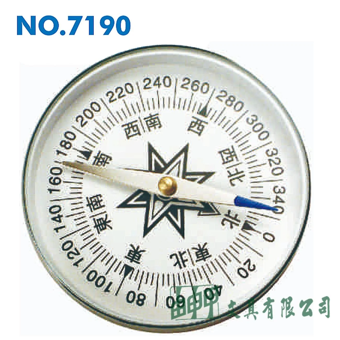徠福 NO.7190 台製指南針(指北針)-75mm