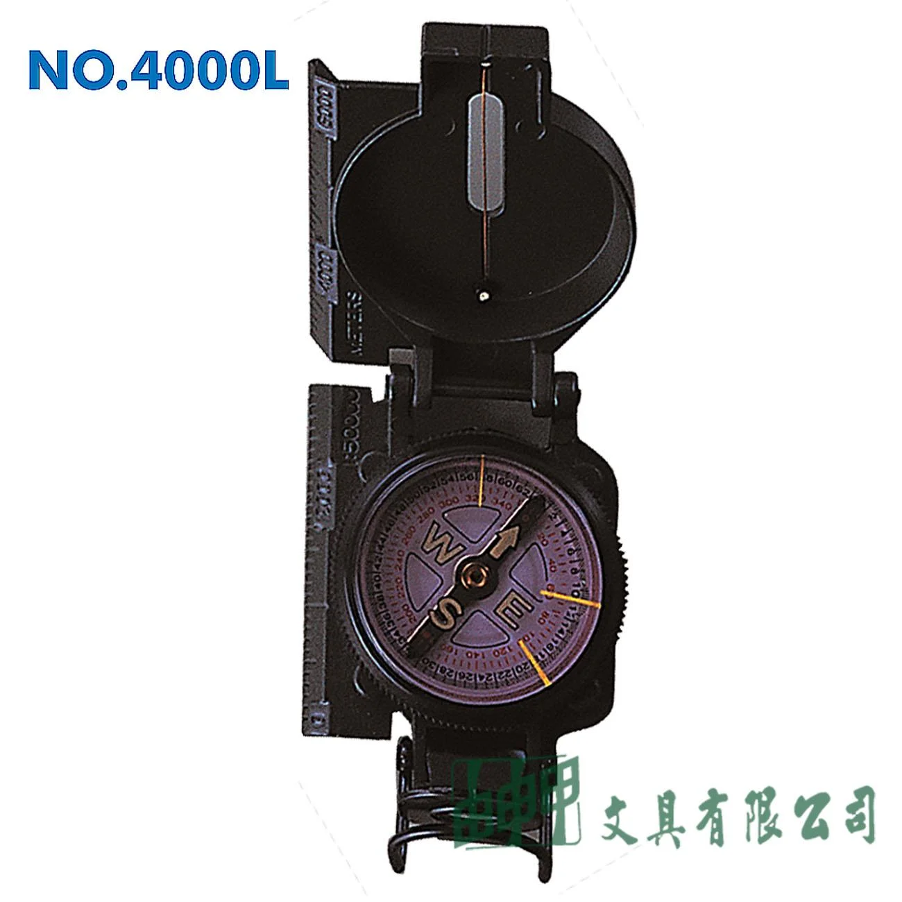 徠福 NO.4000L 台製指南針(指北針)-軍用指南針50MM/鋁合金