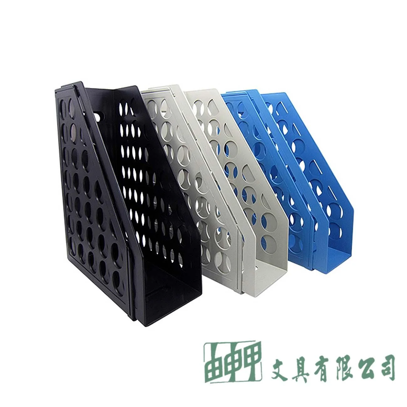 聯合 AMF6800-2 開放式圓孔雜誌箱2入