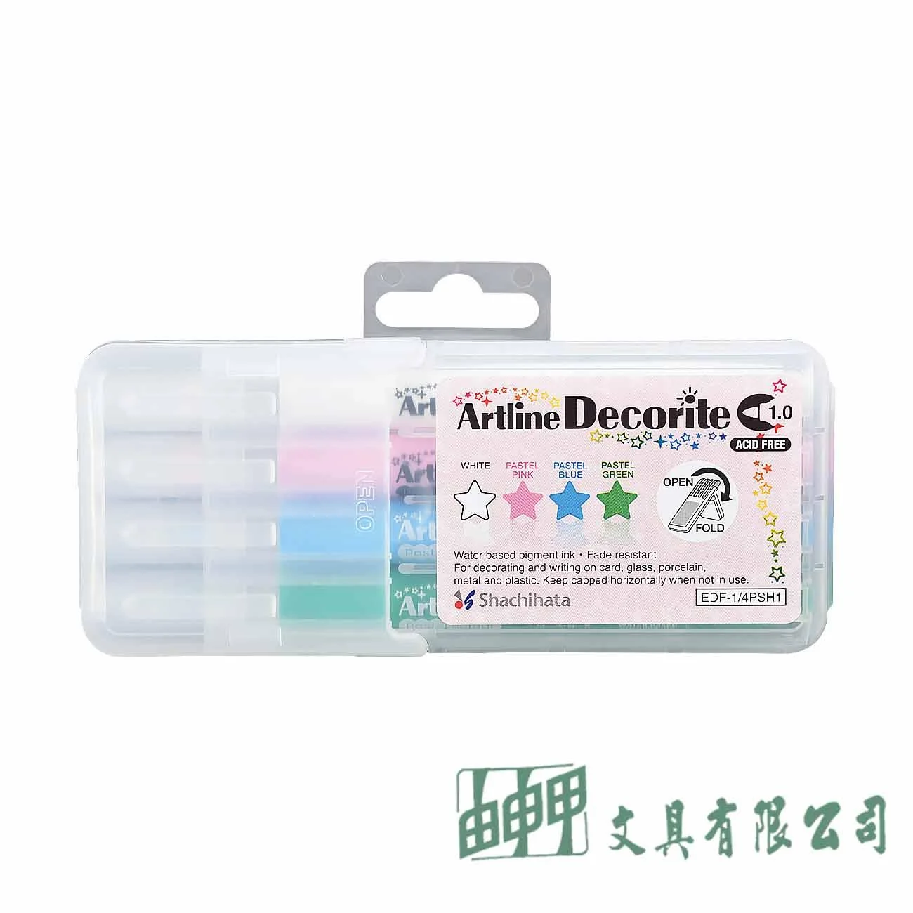 龍和 雪吉哈達 4入螢光水板筆