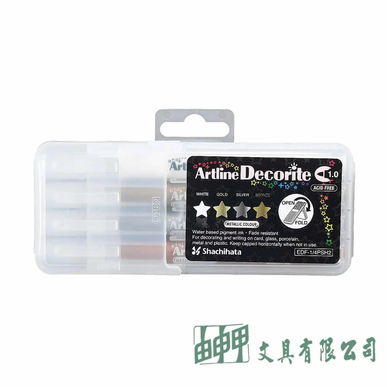 龍和 雪吉哈達 4入螢光水板筆