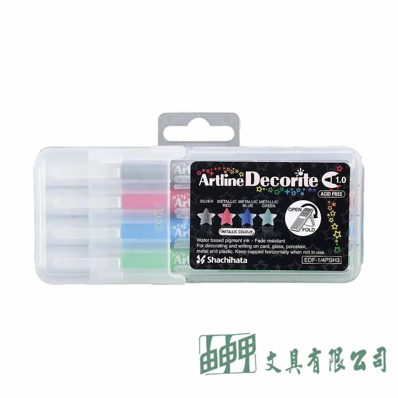 龍和 雪吉哈達 4入螢光水板筆