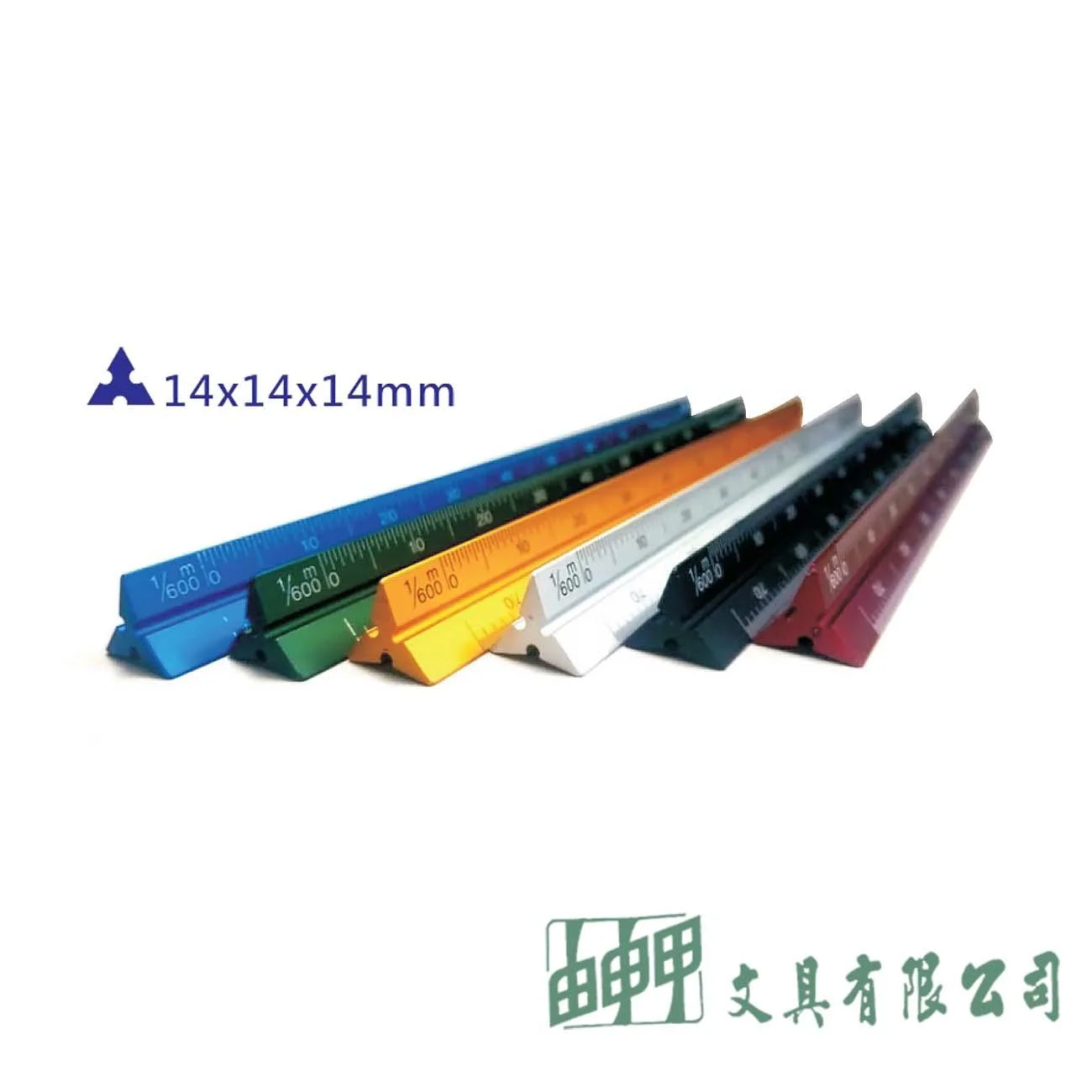 普思 I0109 AP.15公分鋁製比例尺(印刷刻度)共6色