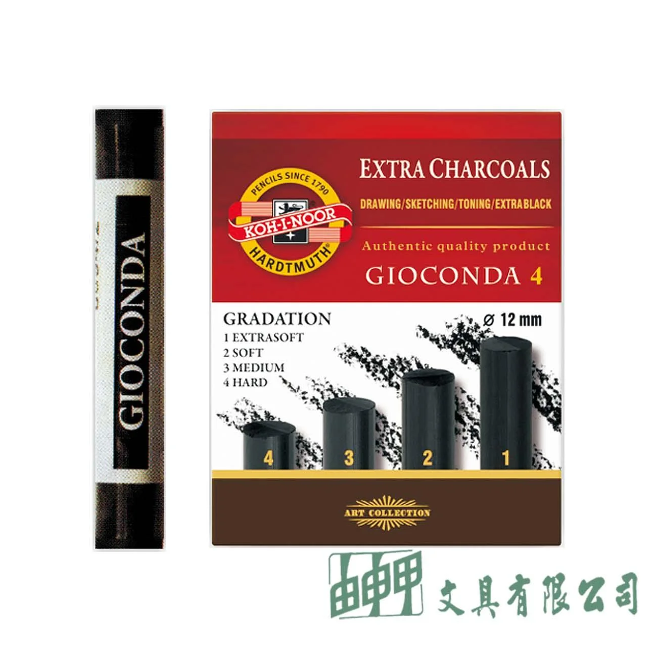 KOH-I-NOOR K8694-1/2/3 KOH-I-NOOR超細緻炭精條
