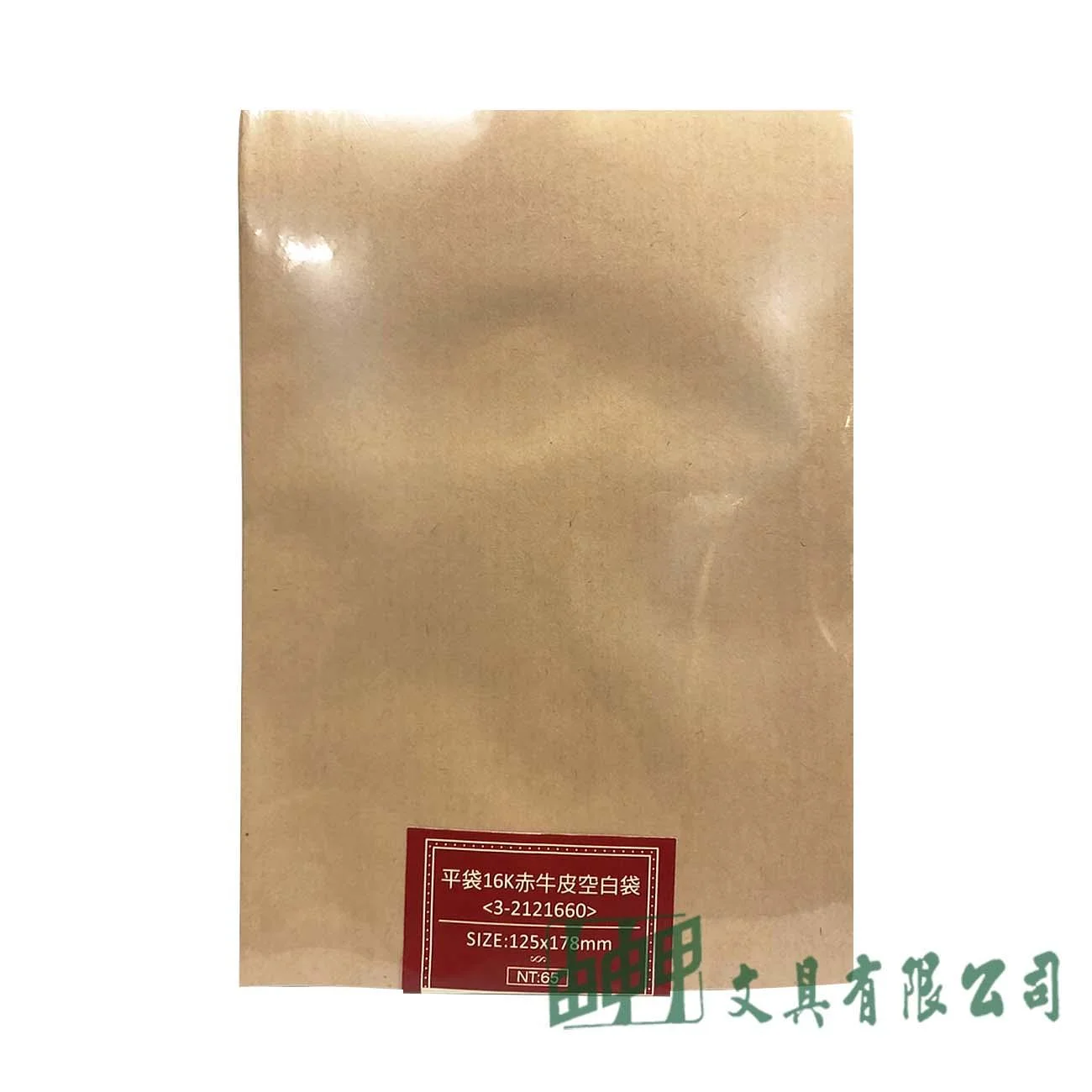 POMEI博美 3-2121660 平袋16K赤牛皮空白袋(100入)