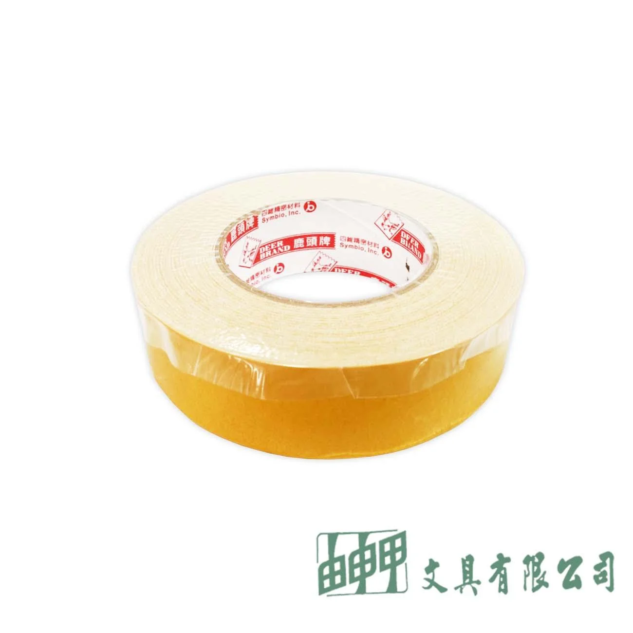 鹿頭牌 玻璃用布質雙面膠36mm*25Y