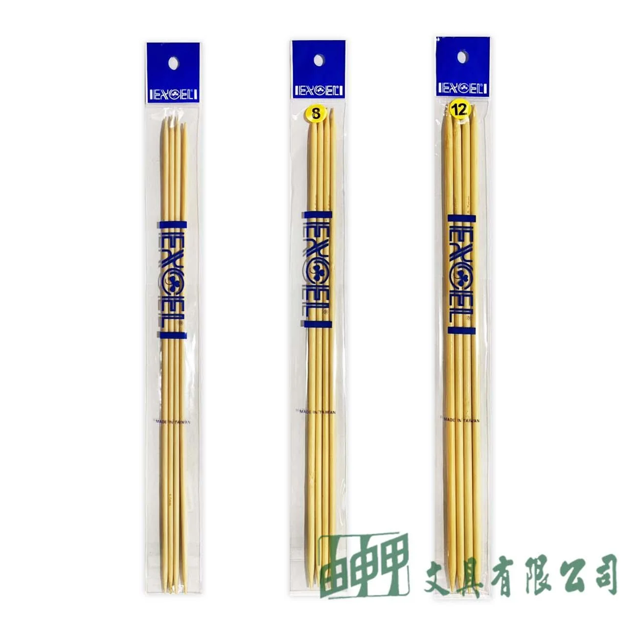 EXOEL 竹棒針4支1組4/4.5/5.7mm