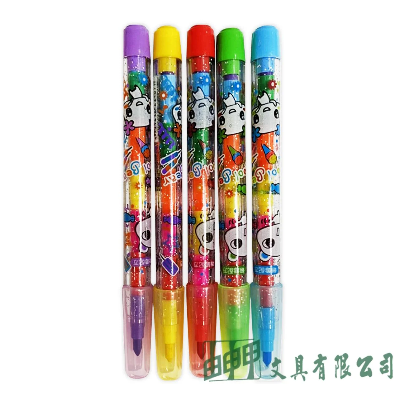 尚禹文具 胖胖七彩彩虹筆