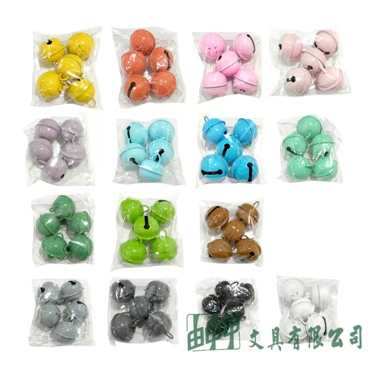 由申甲 21mm彩色鈴鐺/5入