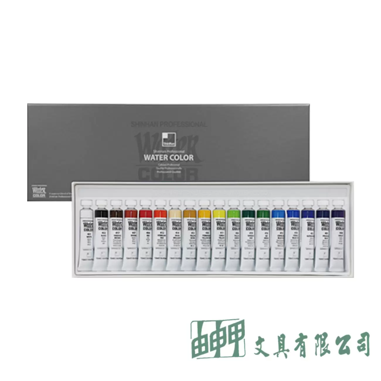 韓國SHINHAN 新韓透明水彩顏料18色/12ml