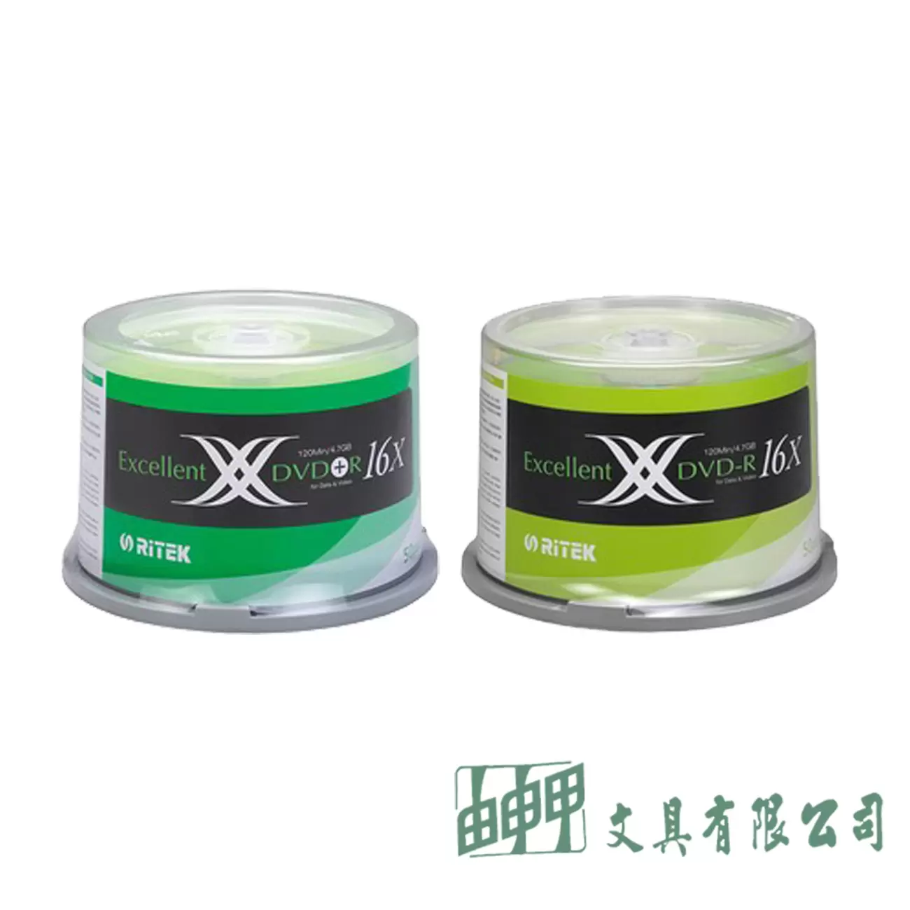 由申甲 RITEK DVD16X光碟片/50入