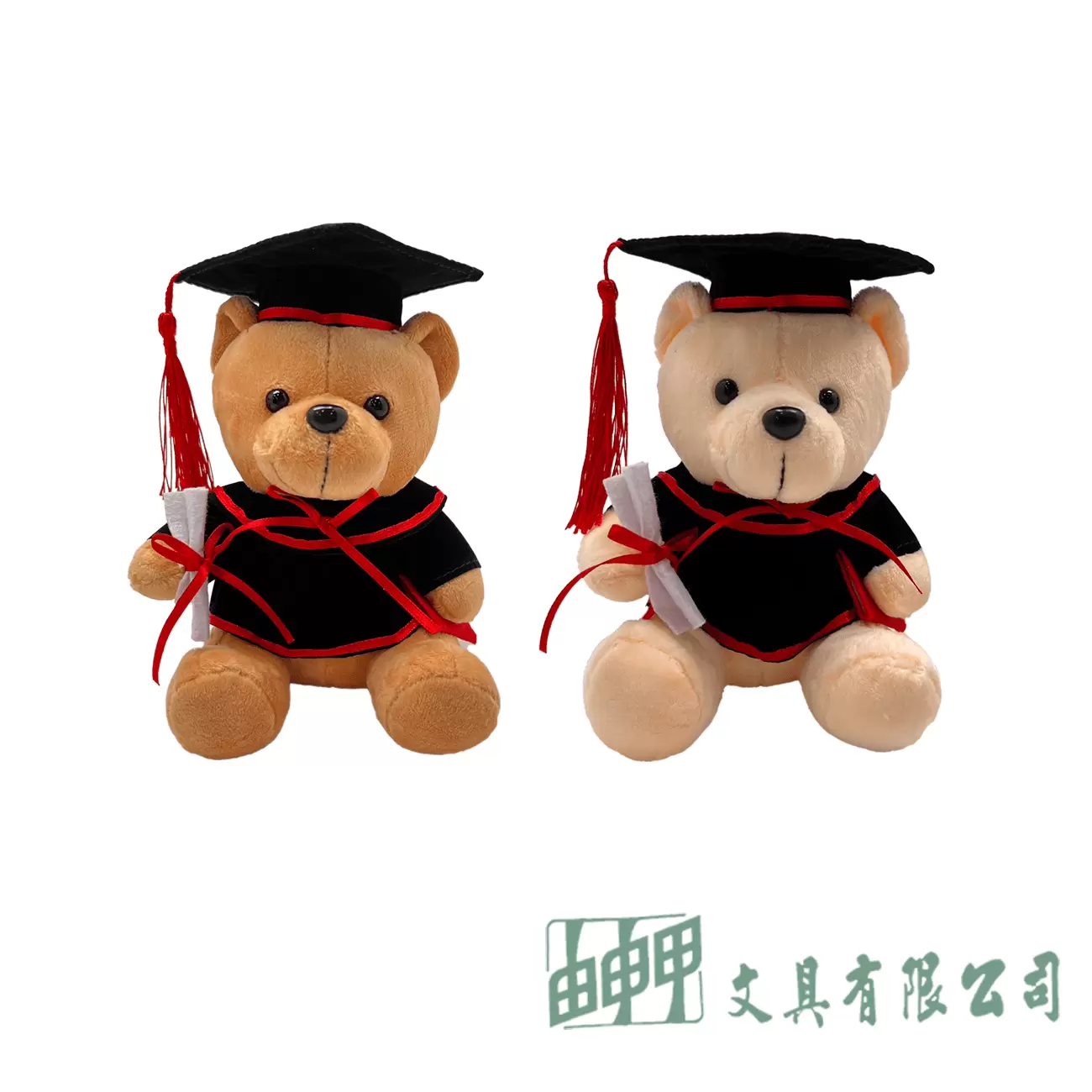 由申甲 博士畢業熊 9" 22cm