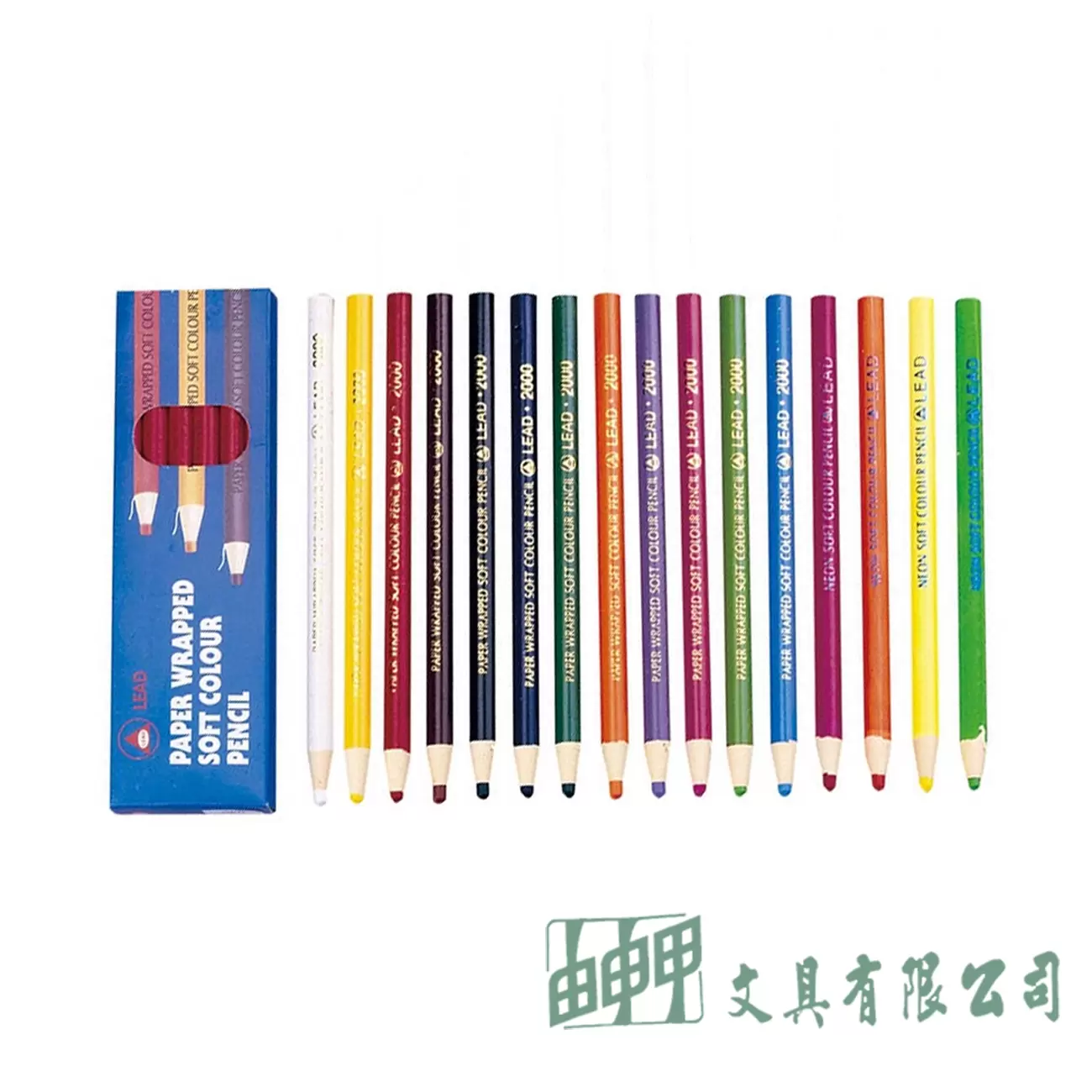 徠福 NO.2000 LEAD利得紙捲蠟筆/12入
