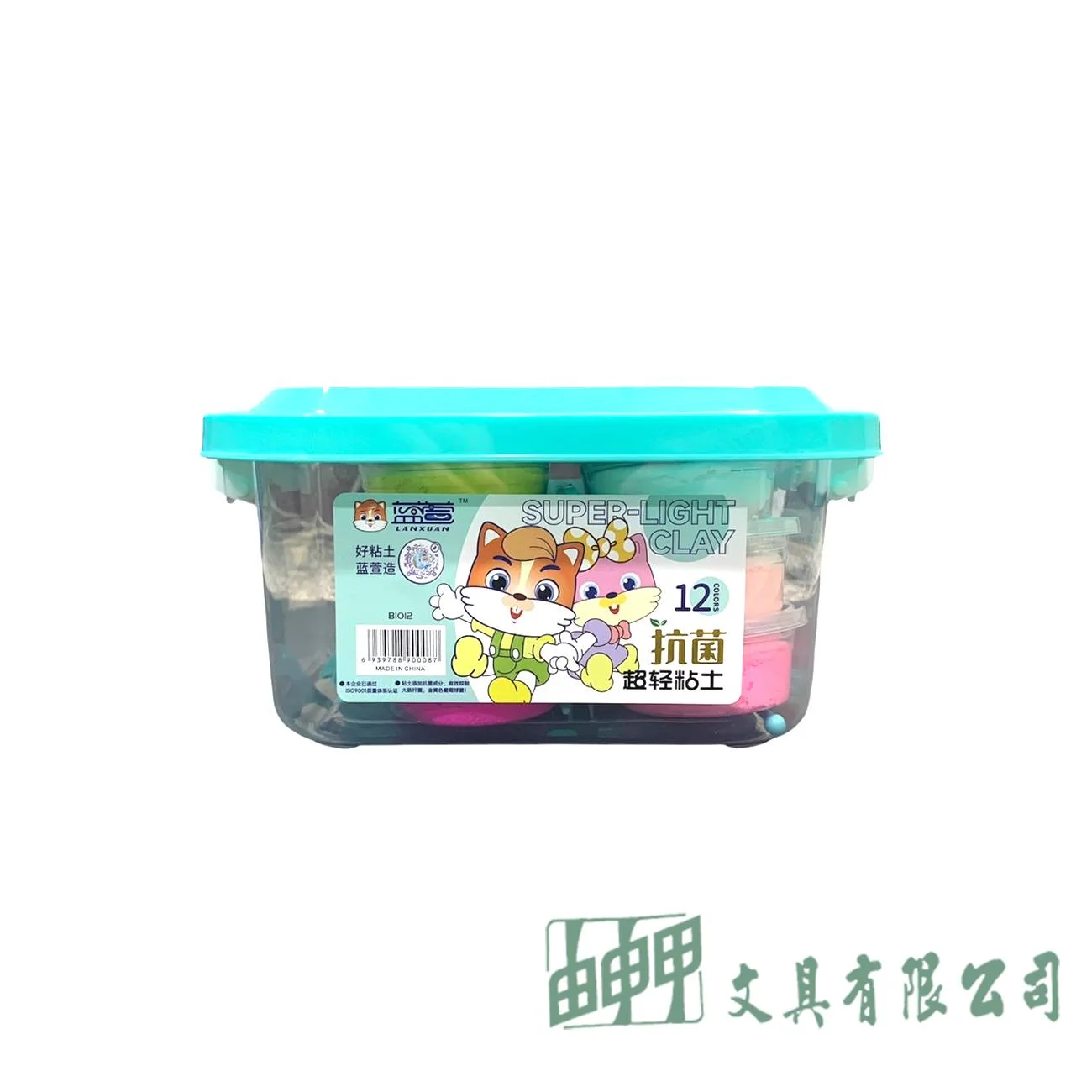 由申甲 12色超輕土/黏土(手提盒裝)
