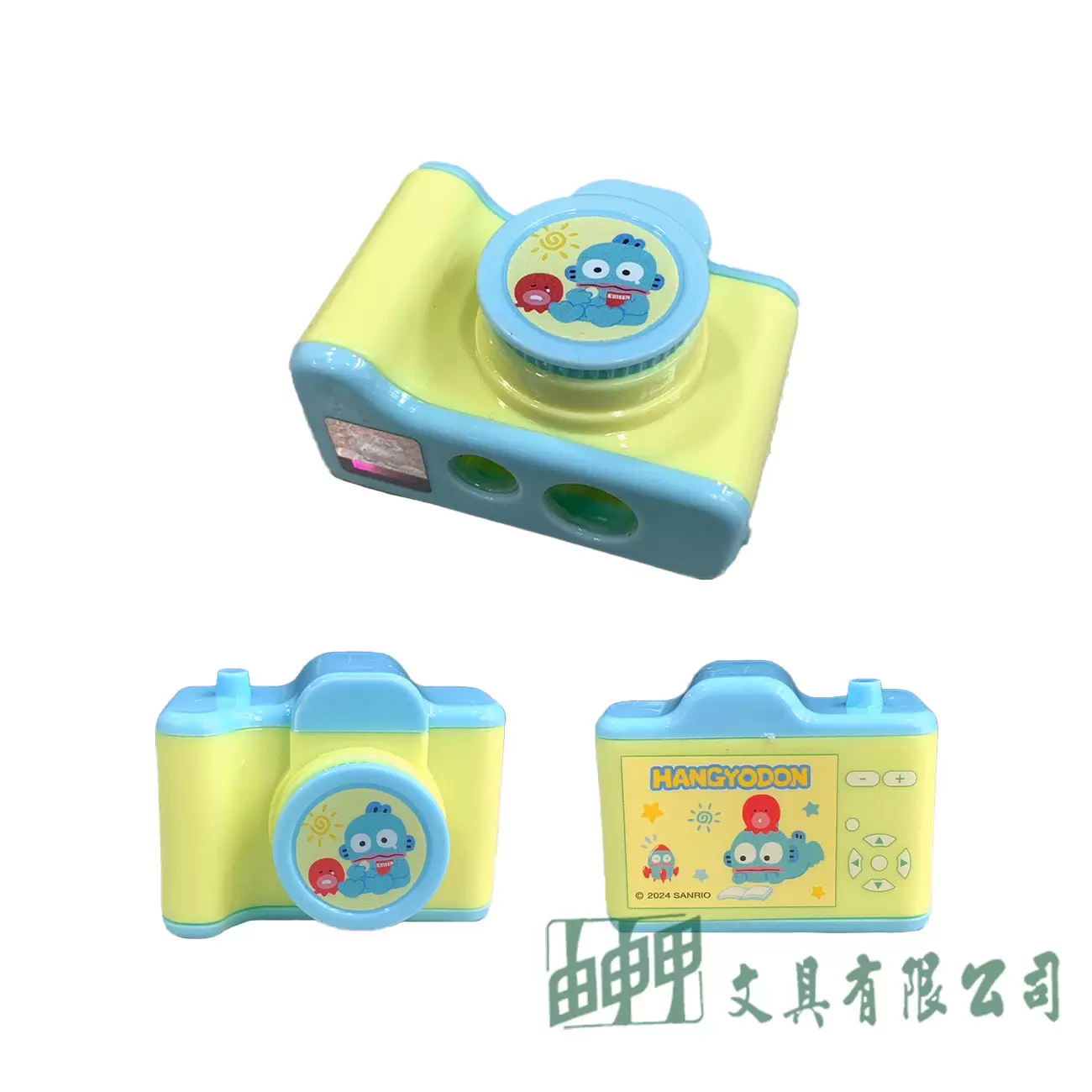    人魚漢頓 Hangyodon 相機型雙孔削筆器