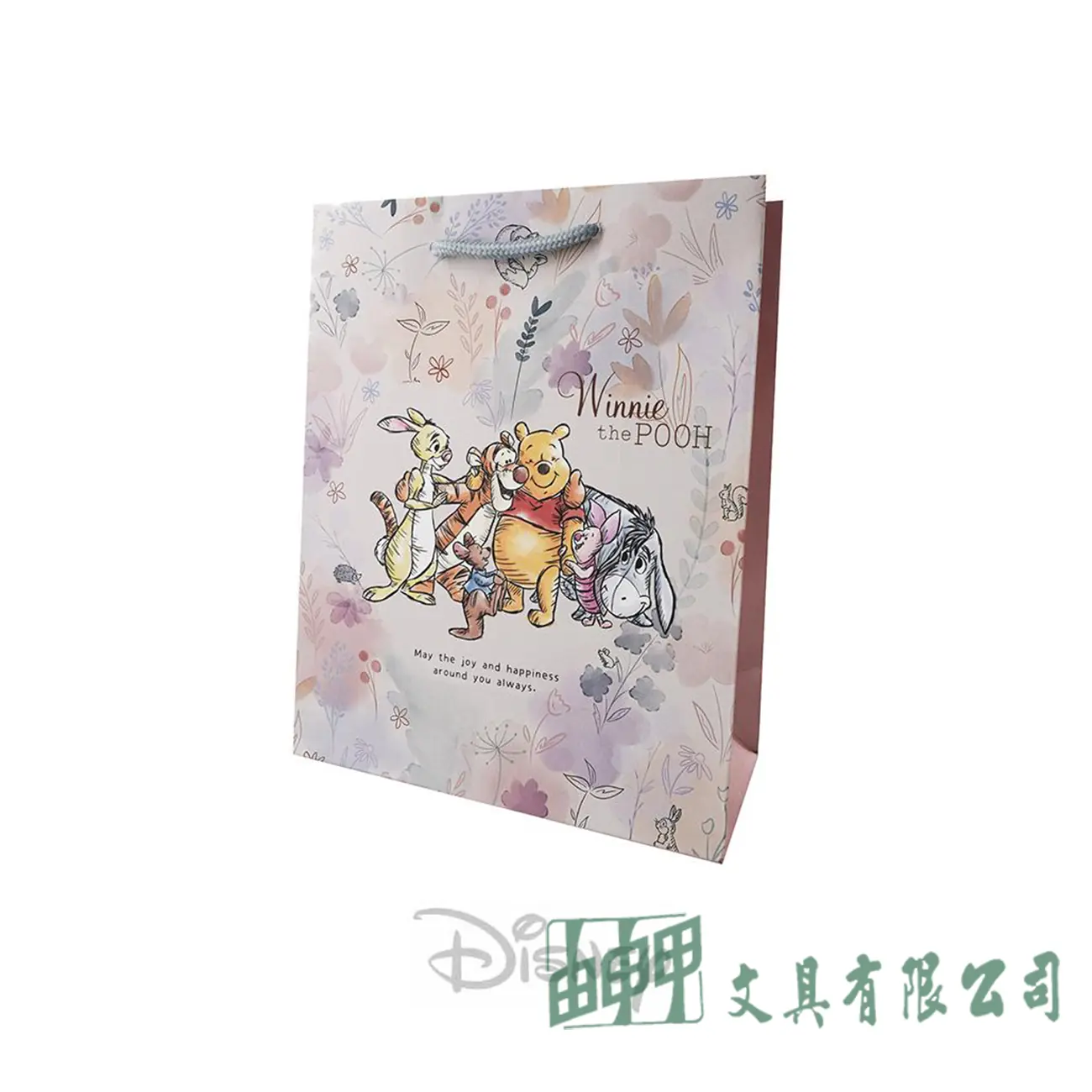    迪士尼 小熊維尼手提紙袋-中 提袋