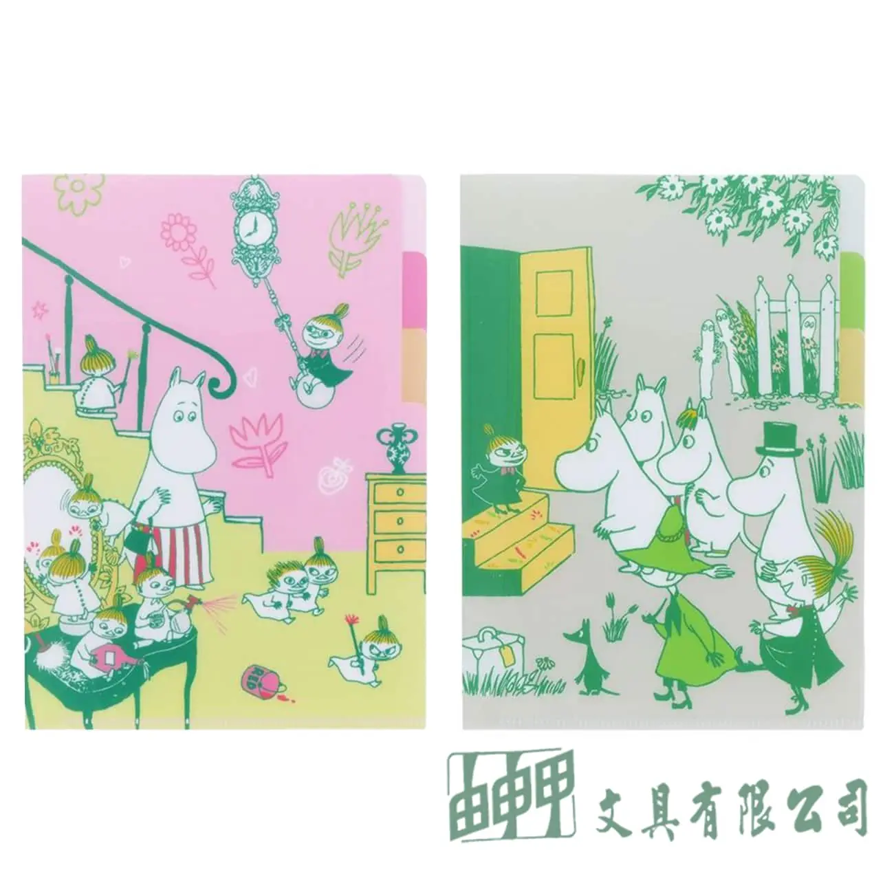 Sun-Star A5 3P資料夾Moomin/歡慶80週年