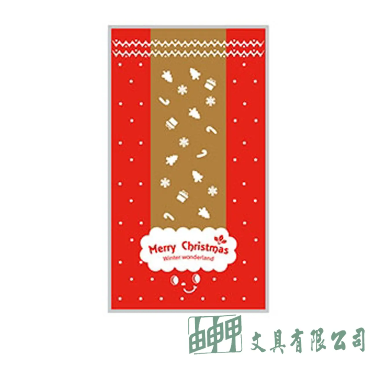 POMEI博美 OPP立體糖果袋 聖誕寶兒