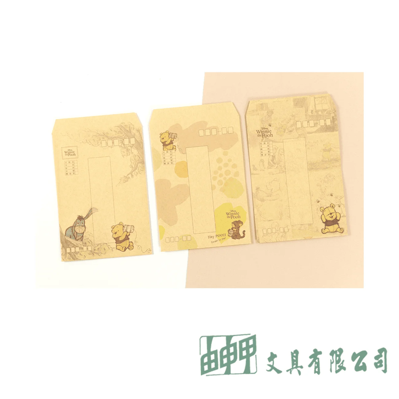 南寶 迪士尼中式寬式信封9入