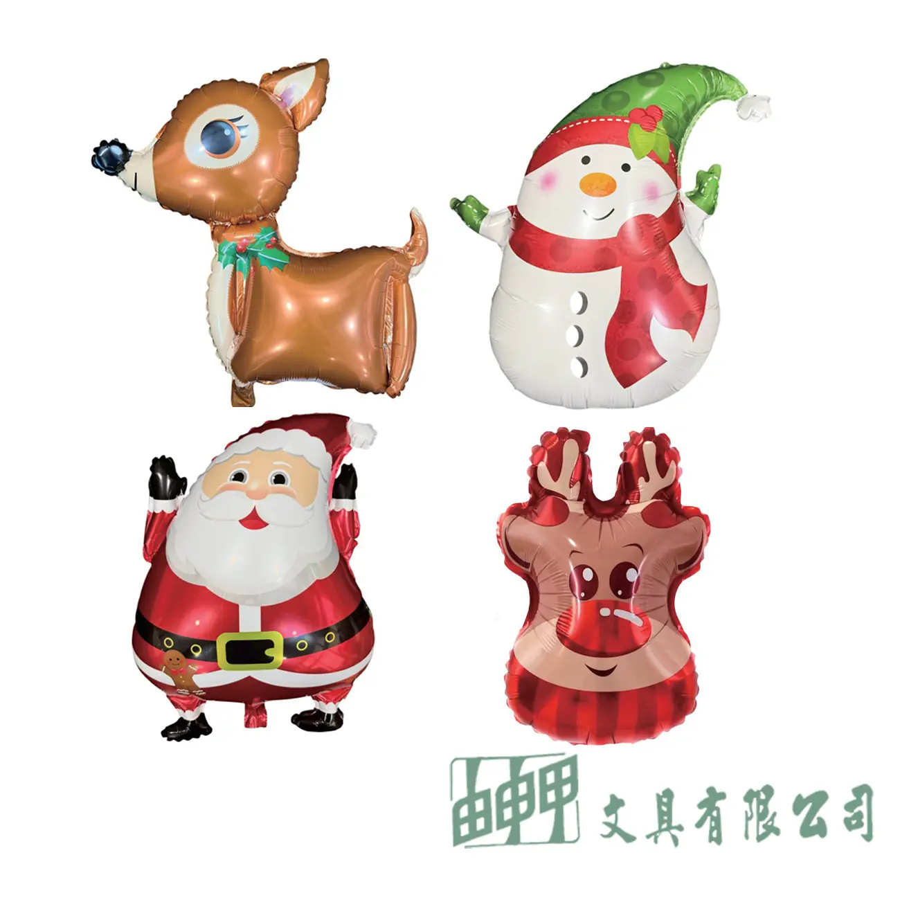 由申甲 聖誕造型氣球(鋁箔)