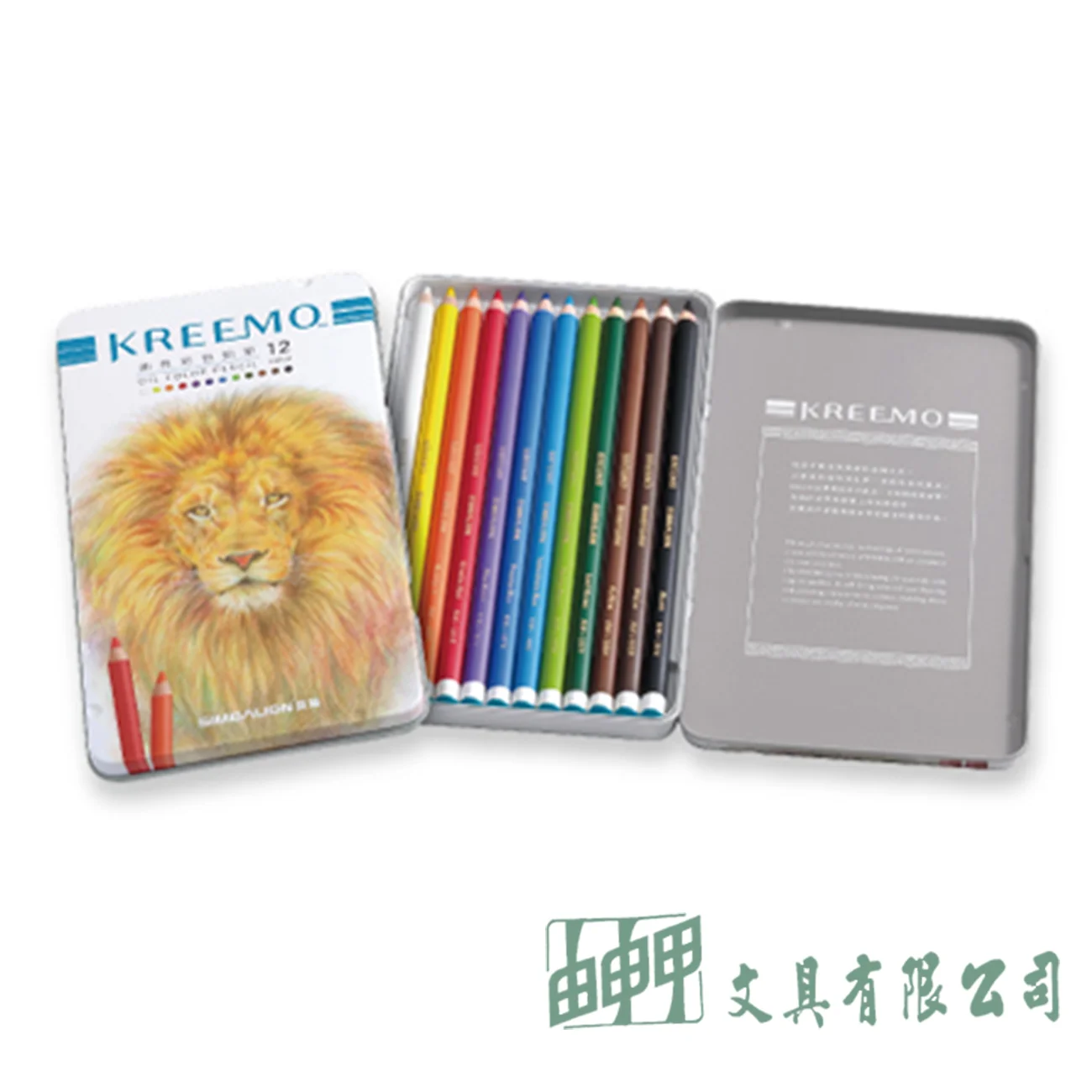 雄獅 克里蒙油性彩色鉛筆-12色