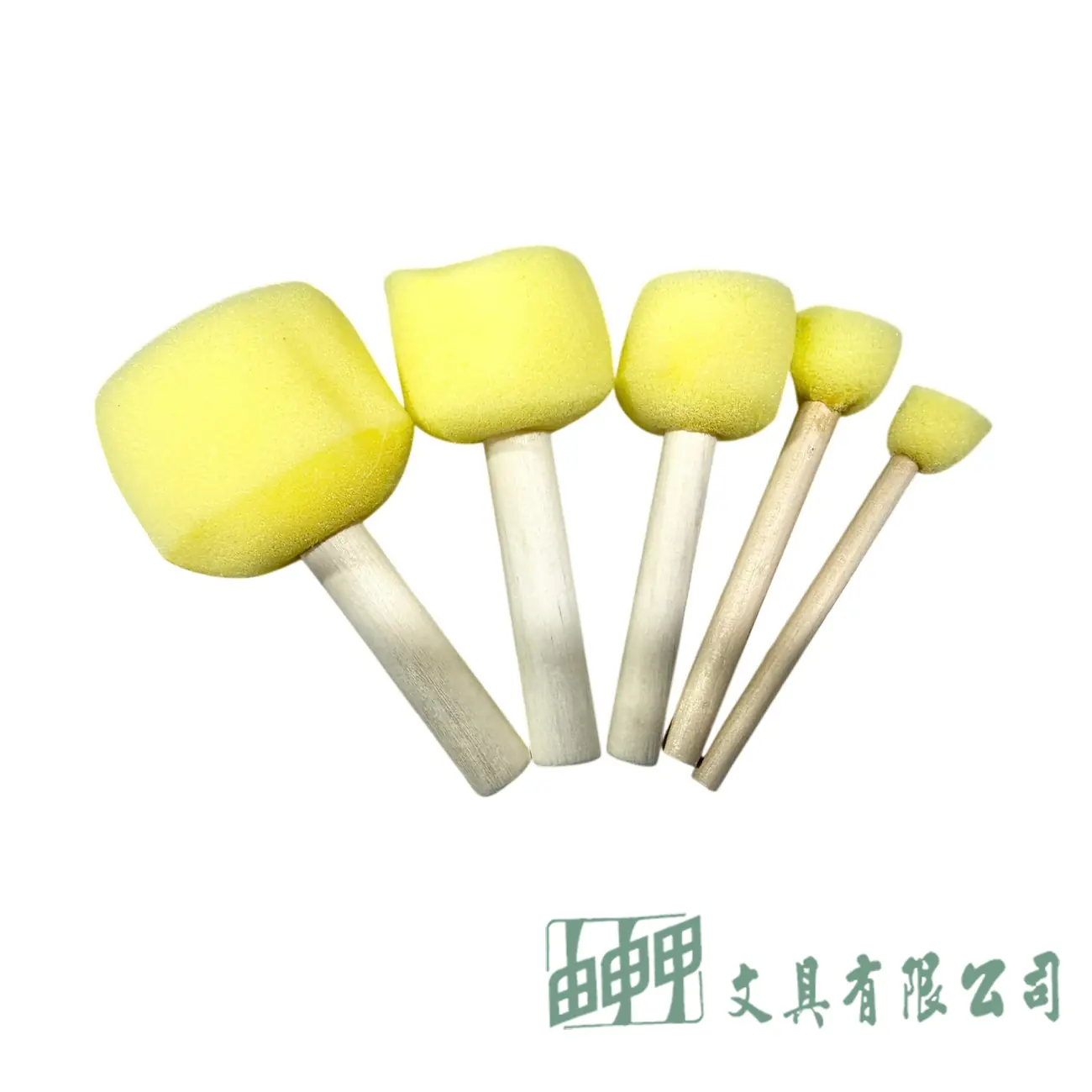 由申甲 蘑菇造型海綿刷組5支入