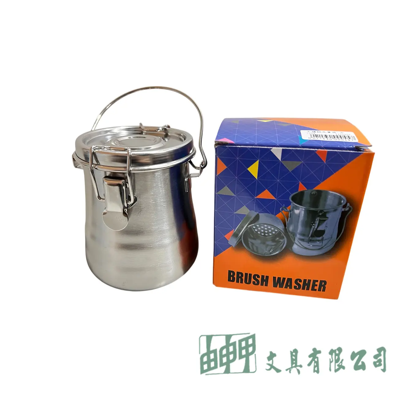    不鏽鋼筆洗筒-中