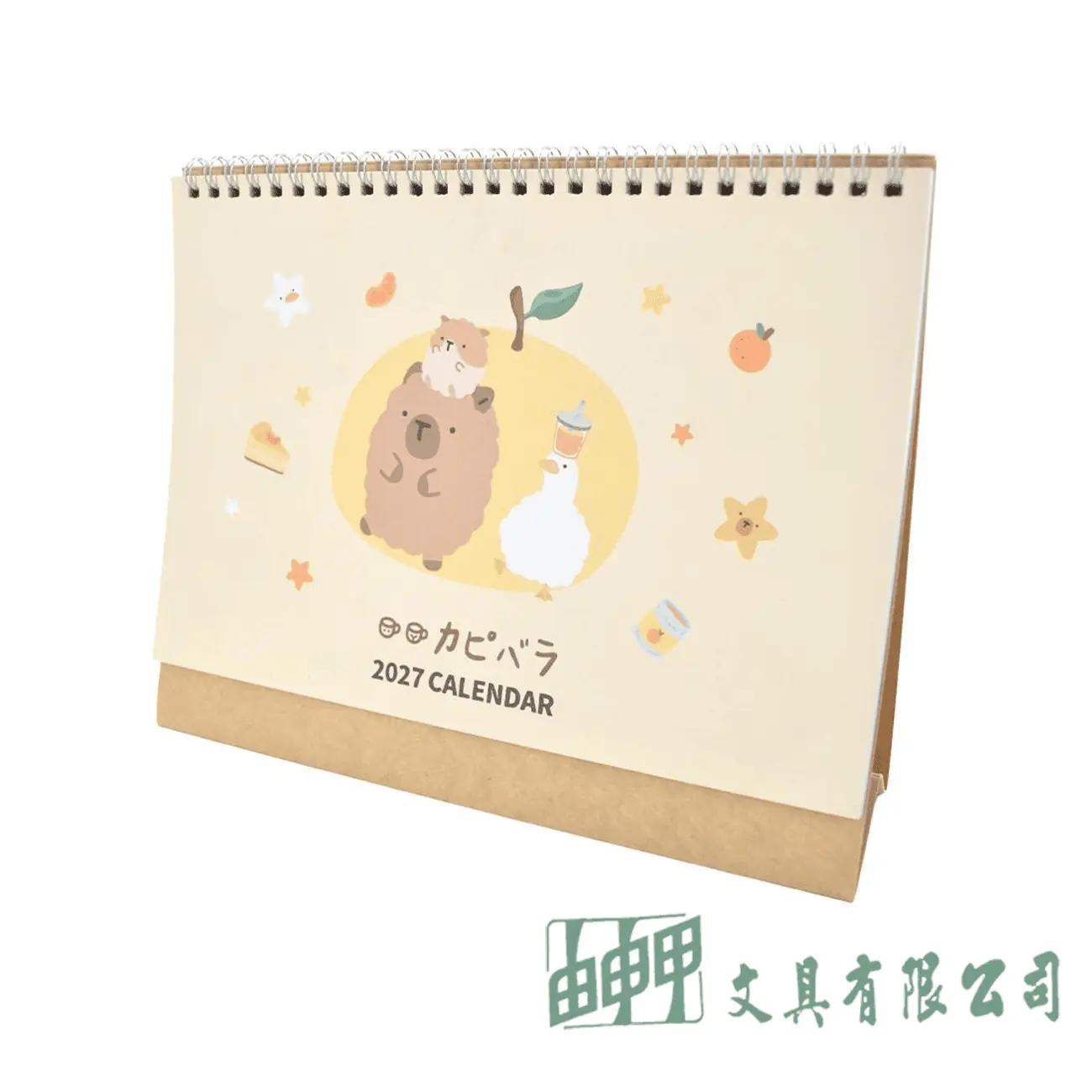    卡皮胖拉2027桌曆(特大)