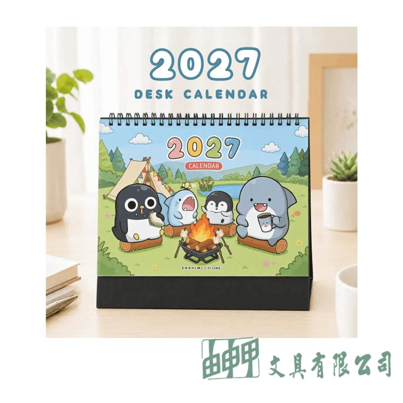    2027年25K三角桌曆-鯊西米
